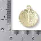 Gold Alloy Basketball Charm