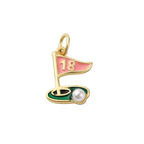 Gold 18th Hole Charm