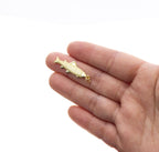 Gold or Silver Fish Charm for Jewelry Making: Gold / 6pcs