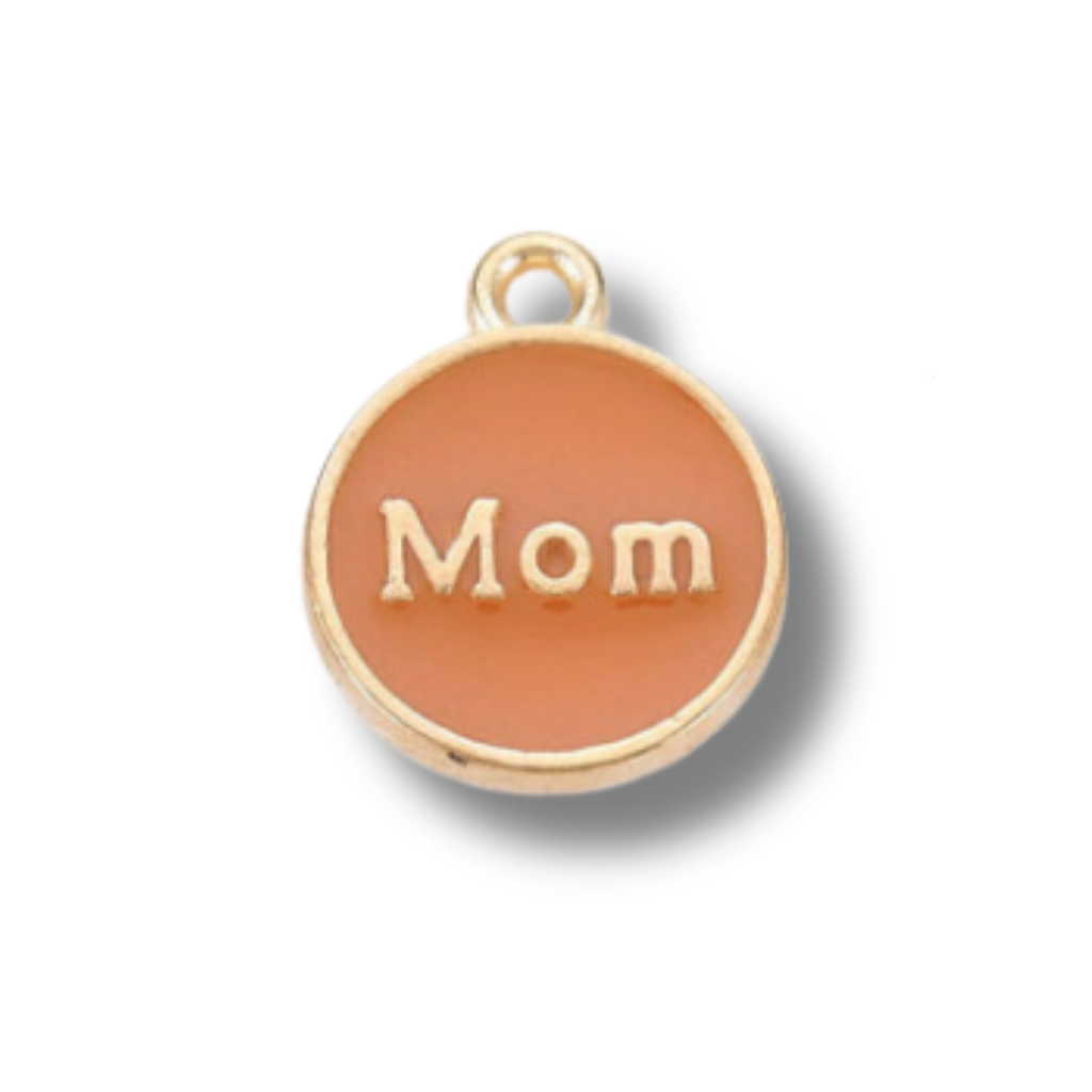 Mom Charm: White