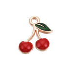 Gold Alloy Cherry Charm