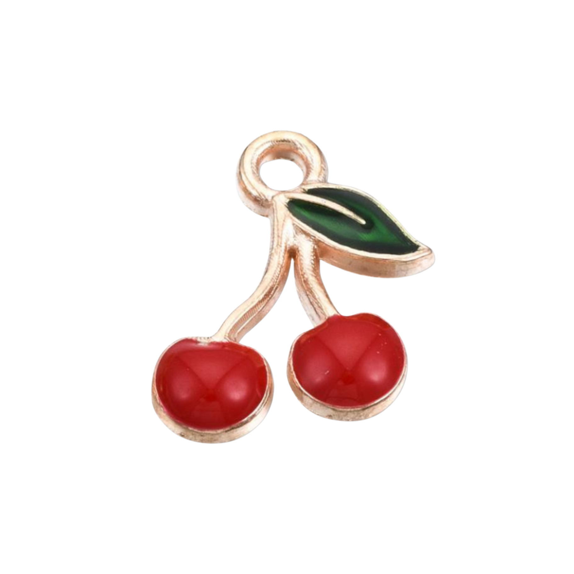 Gold Alloy Cherry Charm