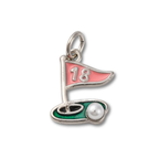 Golf 18th Hole Silver Charm
