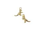Gold Dinosaur T-Rex Charm for Necklace or Bracelet,CPG1394: 5pcs / Gold