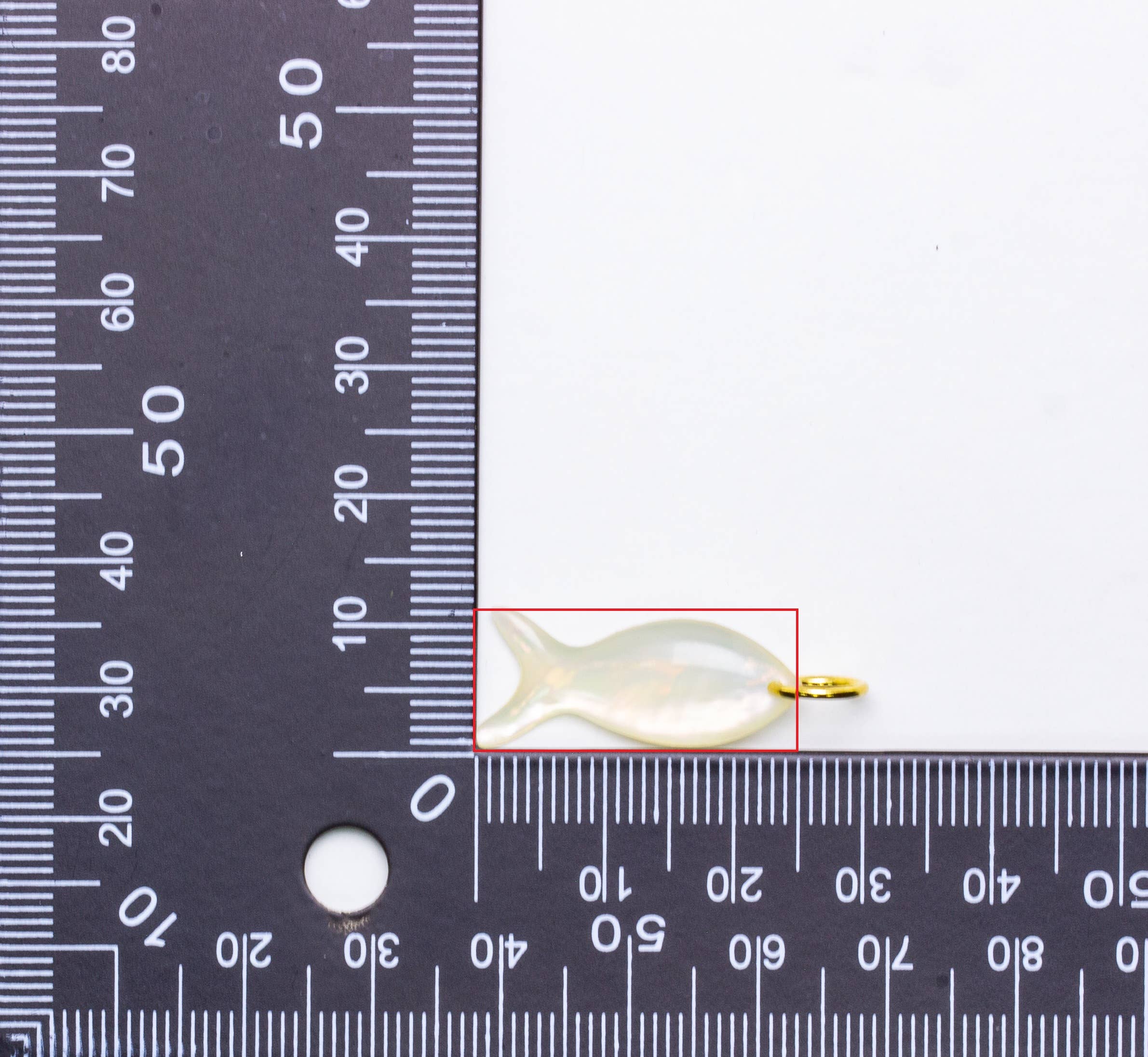 Shiny Iridescent Fish Pendant For Jewelry Making,CPGNEW: 6pcs