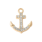 Gold Alloy Anchor Charm