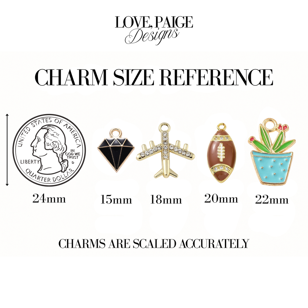 Gold Alloy Clover Charm