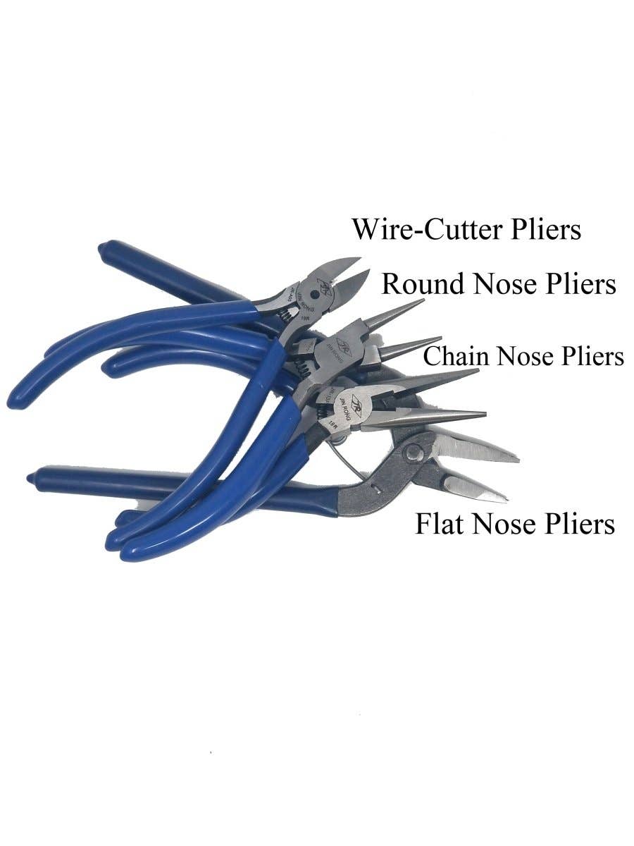 Pliers for Jewelry Making. Comes in individual pieces or Set of 4: Wire-Cutter Pliers