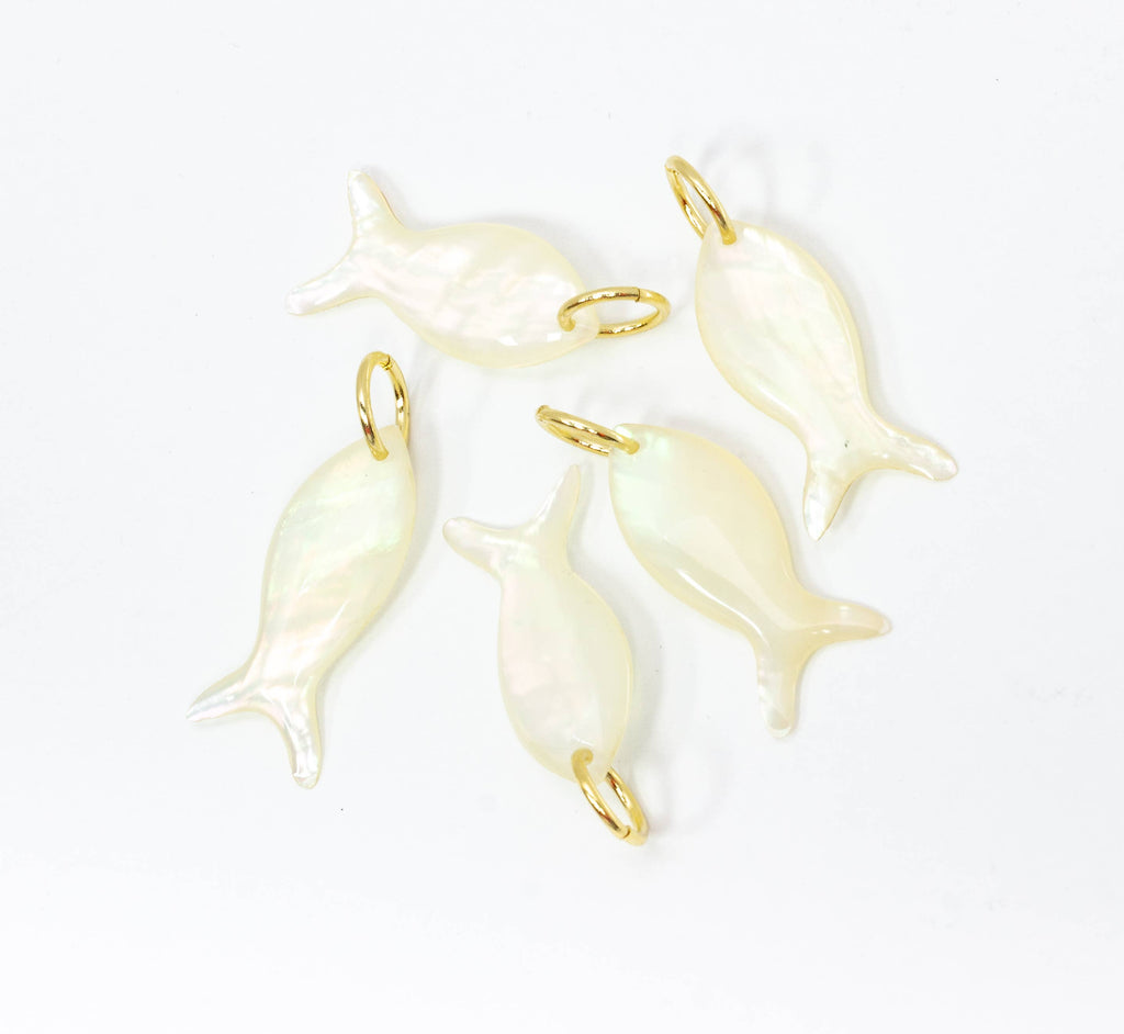 Shiny Iridescent Fish Pendant For Jewelry Making,CPGNEW: 6pcs
