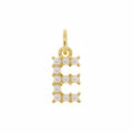 Gold Pearl E Charm