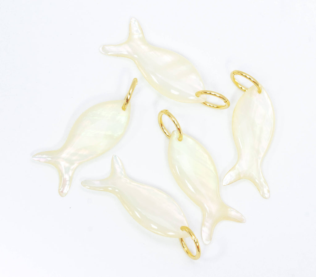 Shiny Iridescent Fish Pendant For Jewelry Making,CPGNEW: 6pcs