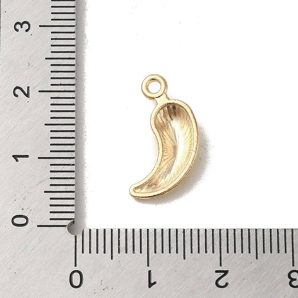 Gold Alloy Chili Pepper Charm