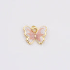 Enamel Monarch Butterfly Charm in Gold Filled, CP2203