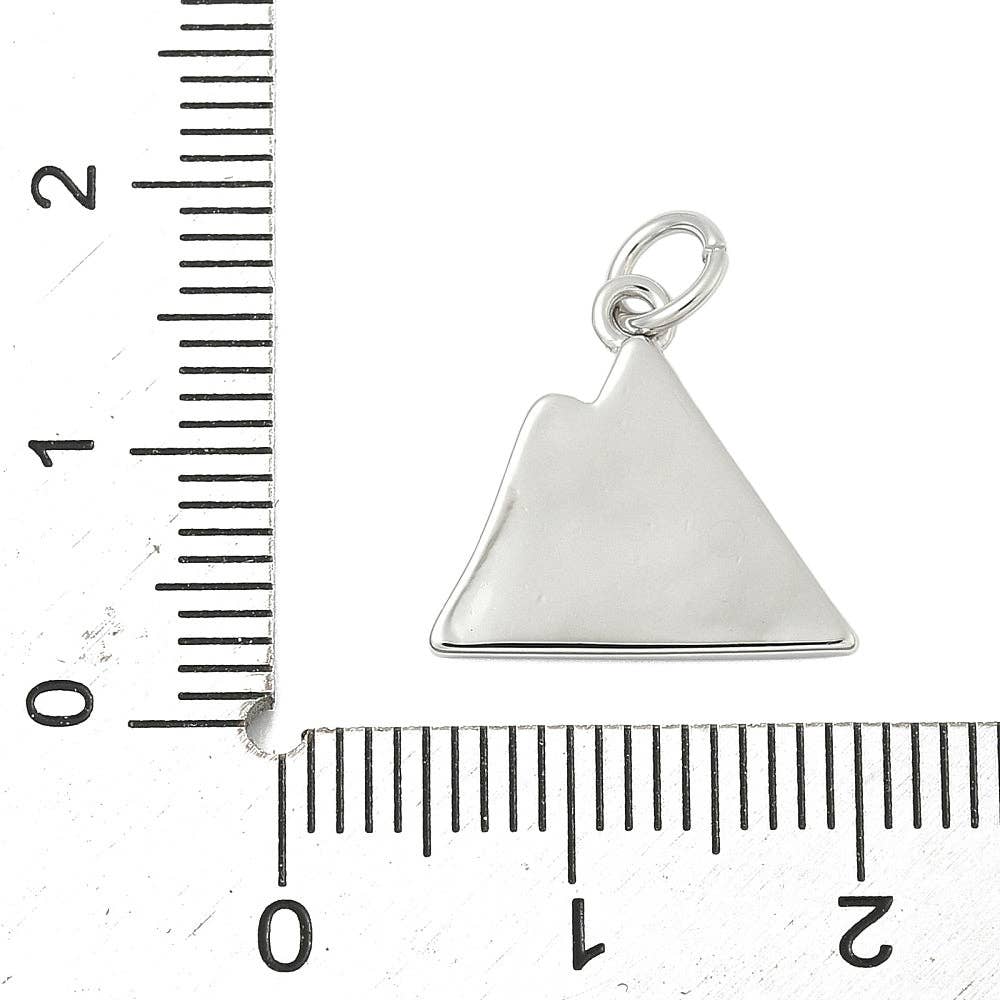 Mountain Silver Charm