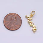 Handwritten Mama Charm