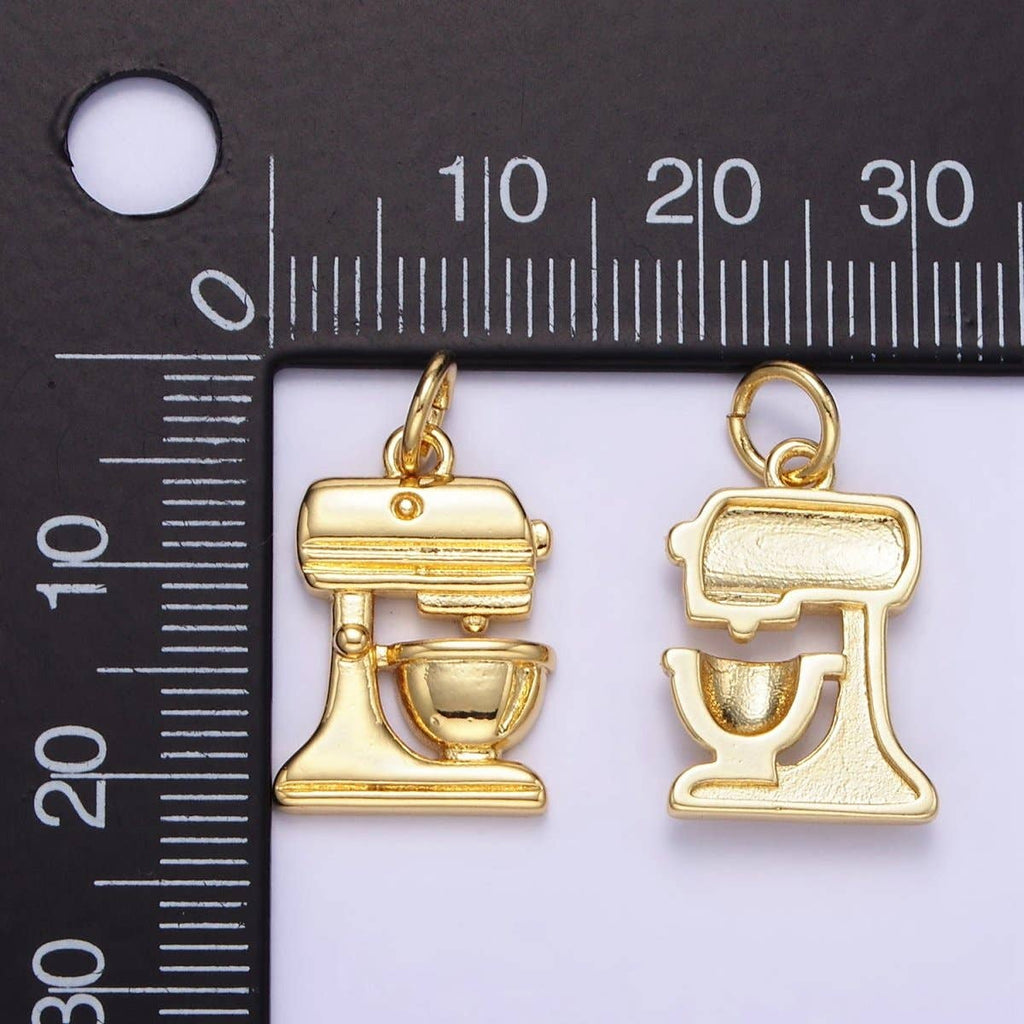medium 24K Gold Filled Stand Mixer Minimalist Appliance Cham | E353