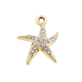 Gold Alloy Starfish Charm