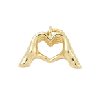 Heart Hands Charm