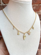 Gold Best Friend Heart Charm