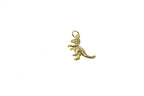 Gold Dinosaur T-Rex Charm for Necklace or Bracelet,CPG1394: 5pcs / Gold