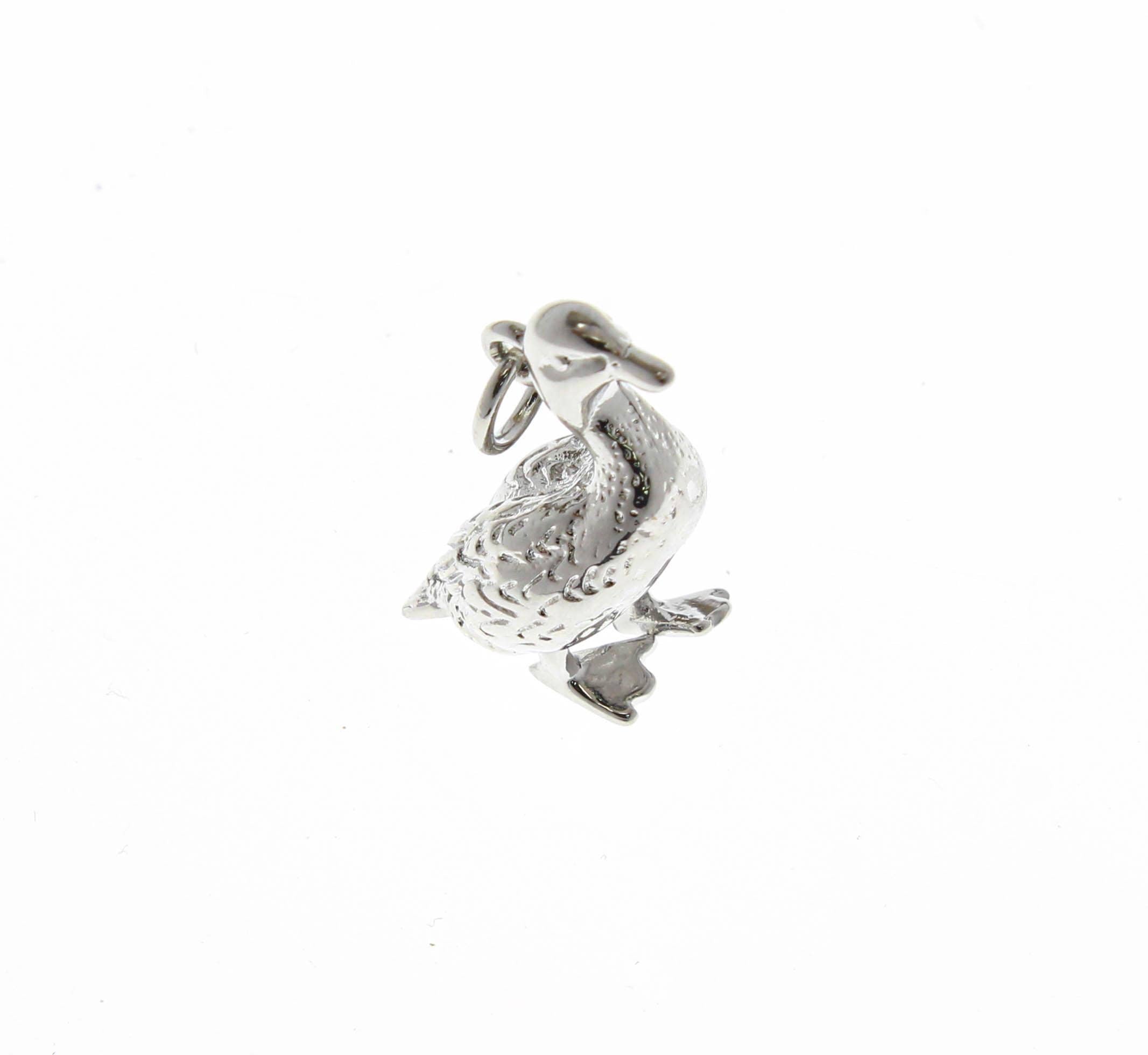 18k Gold/Silver 3D Baby Chick & Duckling Charm CPG-CPS2370: Gold / 5 pcs