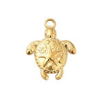 Gold Turtle Charm