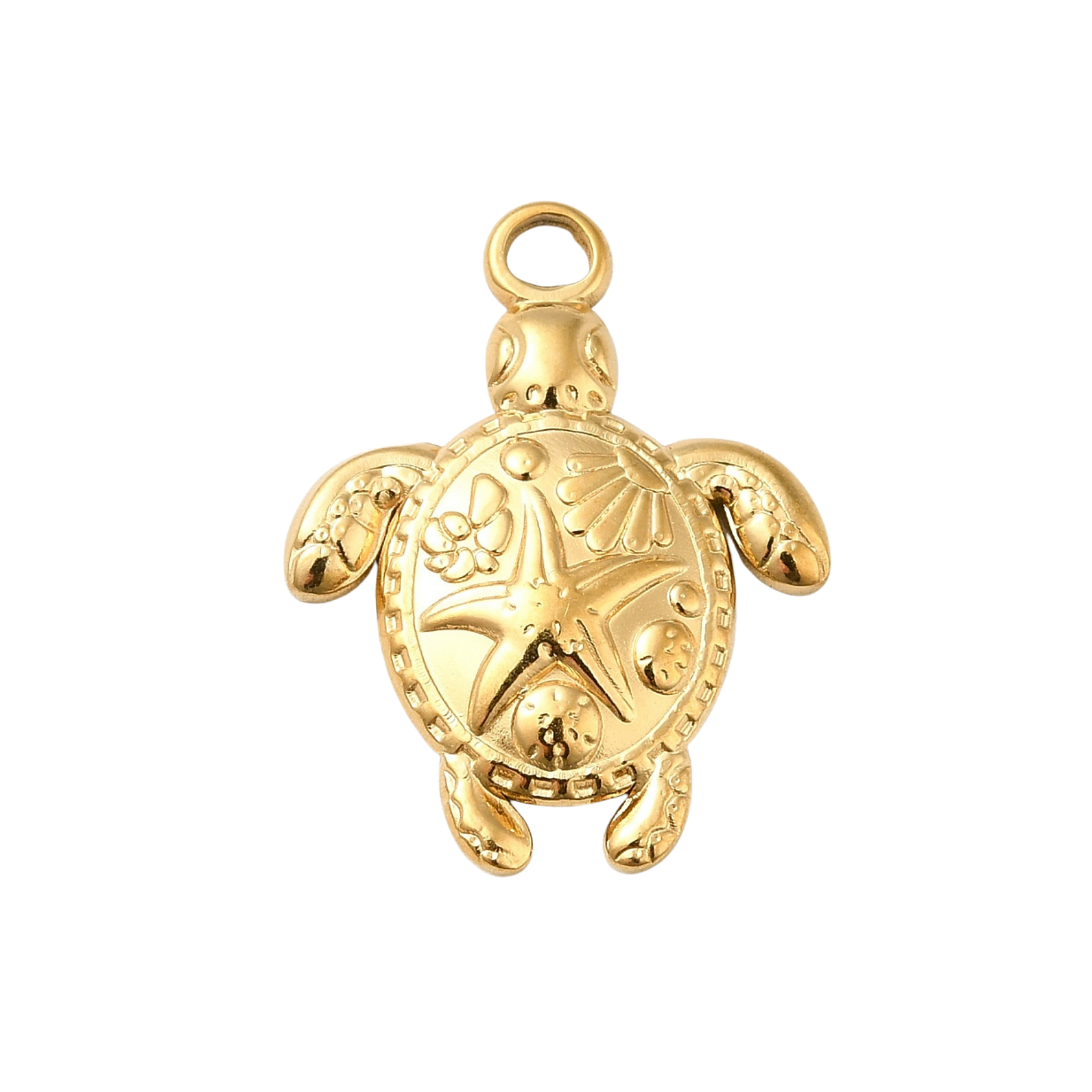 Gold Turtle Charm