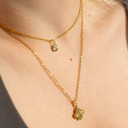 April Teardrop Birthstone Charm