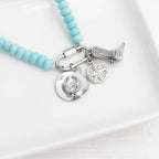 18K Gold PVD Stainless Steel Coastal Cowboy Charm Set: Gold
