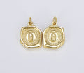 Gold Filled Virgin Mary Charm Pendant, Religious Gift CP1001