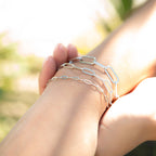 Gold Stainless Steel Paperclip Chain Bracelet + Extension: Gold / 2.5mm