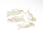 Shiny Iridescent Fish Pendant For Jewelry Making,CPGNEW: 6pcs