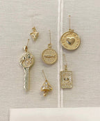 Gold Mariner's Nautical Coin Charm