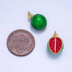 Mini Watermelon Fruit Charm