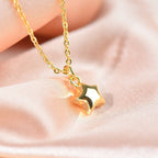 Gold Dainty Star Pendant Charm, CPG041: 10pcs