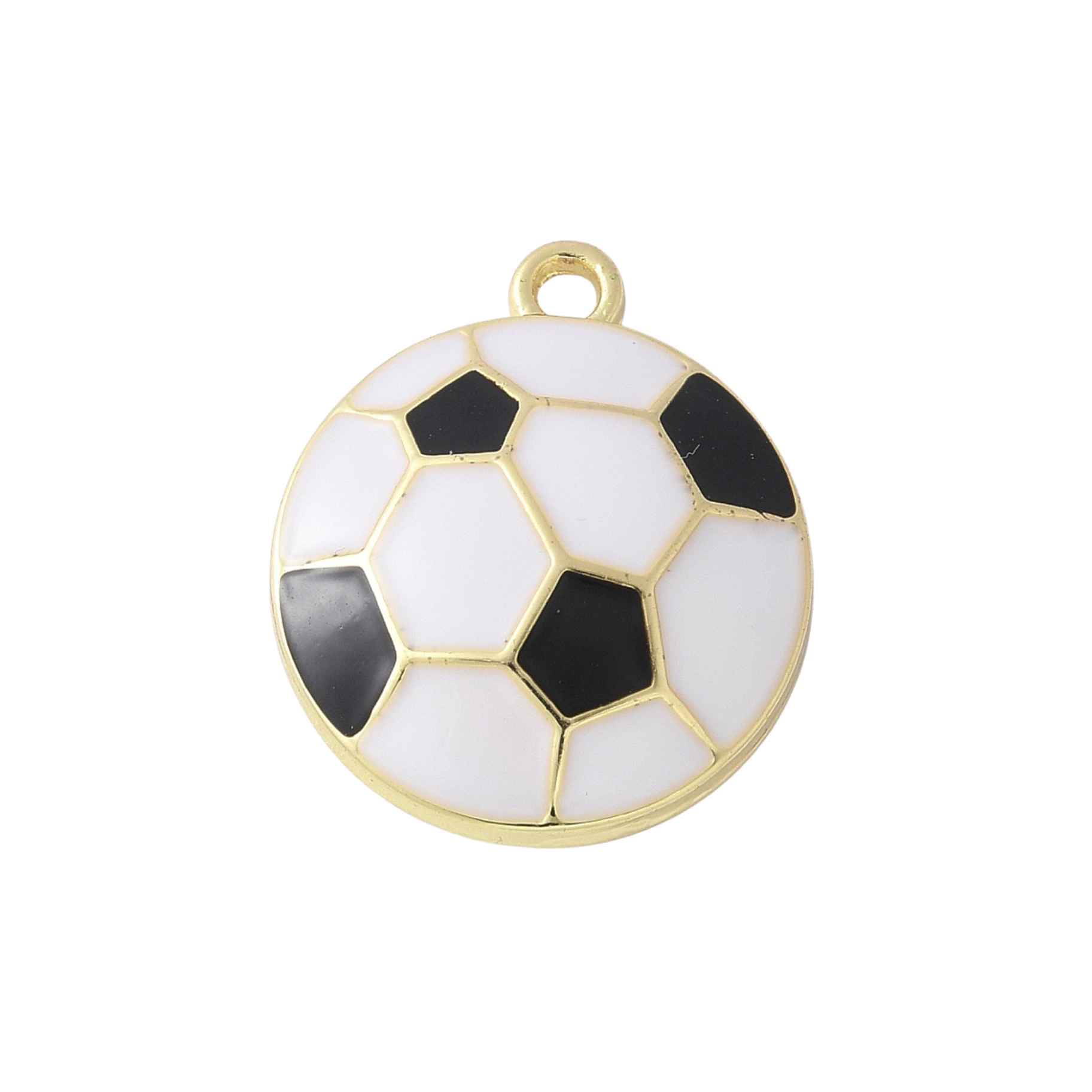 Gold Soccer Charm
