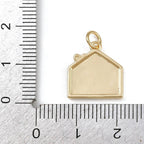 18k Gold Plated Brass Love Letter Charm