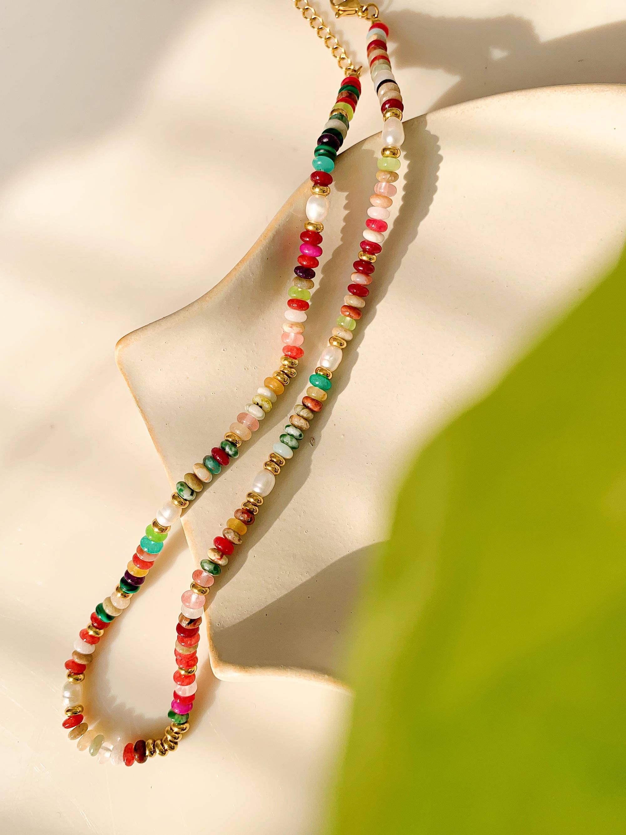 Boho Beaded Necklace