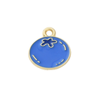 Gold Alloy Blueberry Charm
