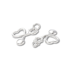Stethoscope Silver Charm
