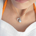 (9pc) 18K Gold PVD Stainless Steel Heart Charm Set: Gold