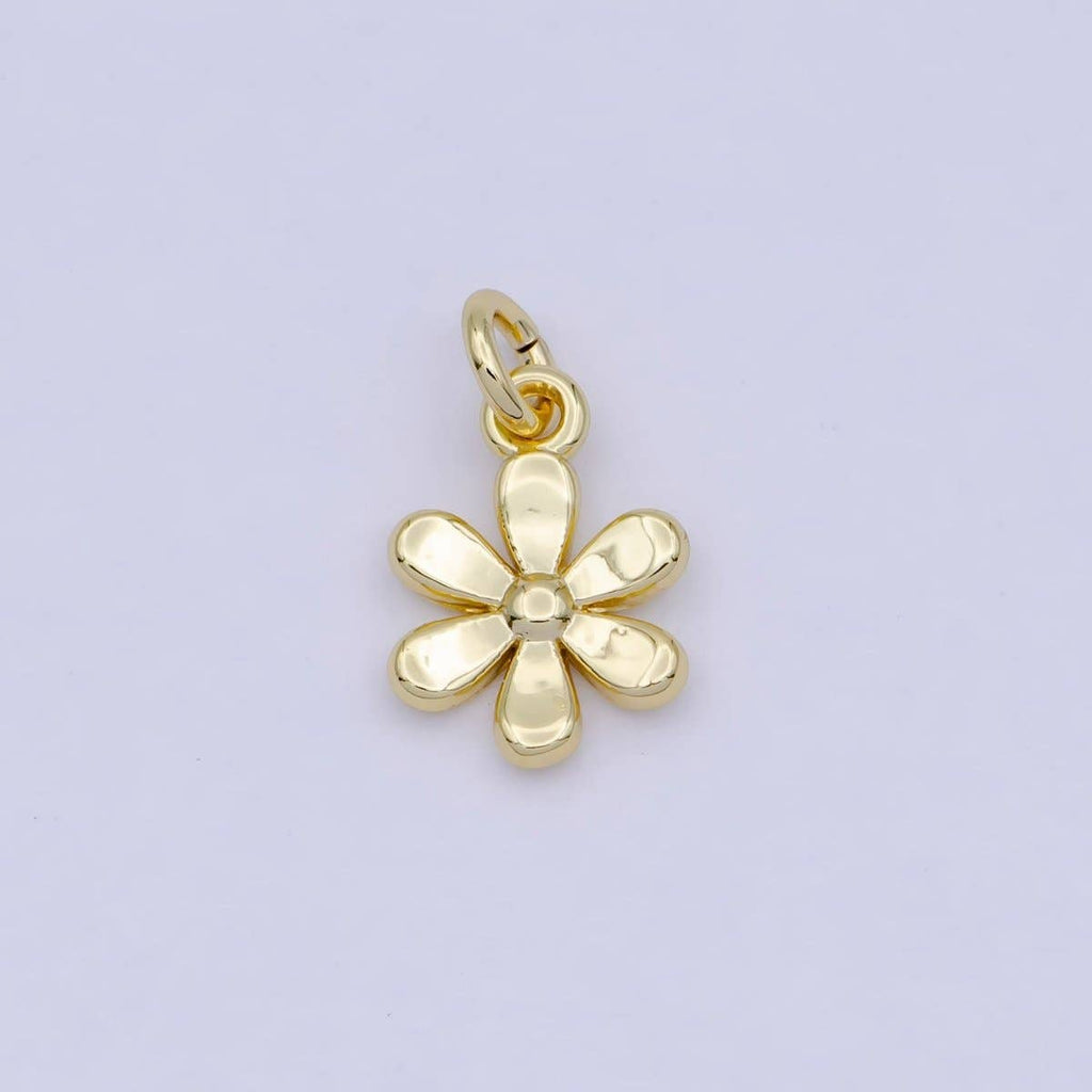 Mini Gold Daisy Charm