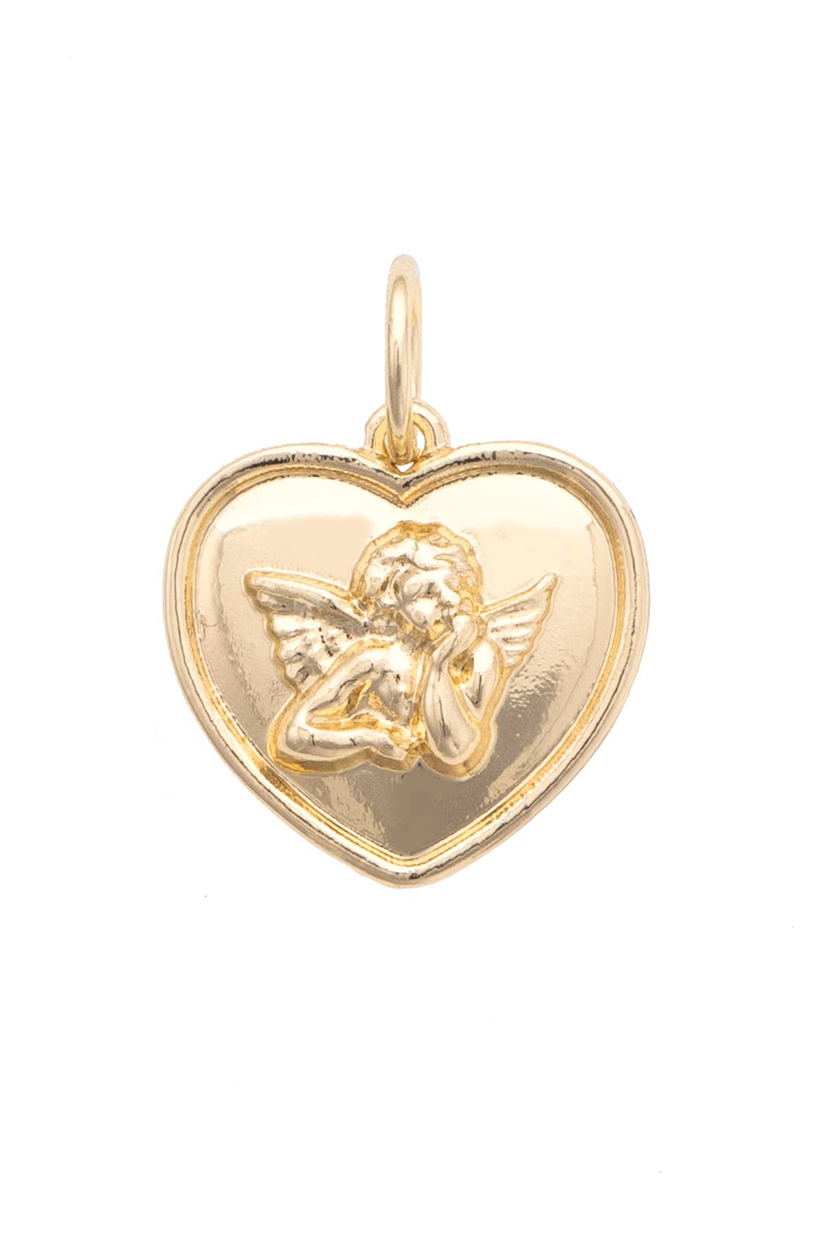 Cherub Heart Charm