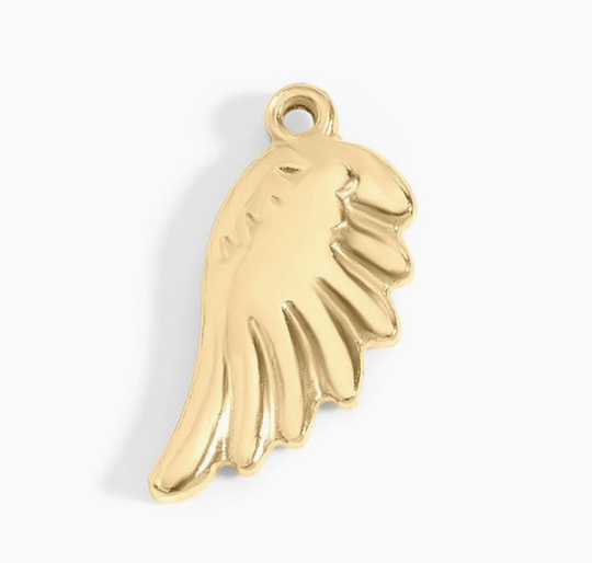 Gold Angel Wing Charm