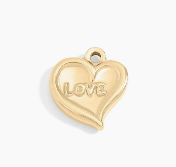 Small "Love" Heart Charm