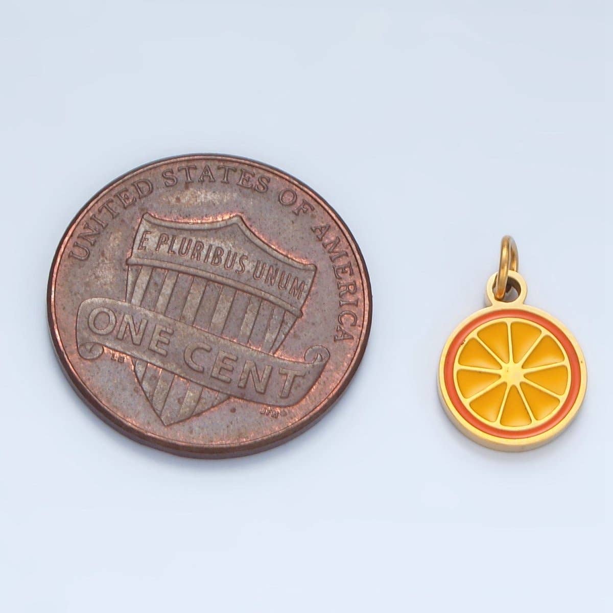 Mini Orange Fruit Charm