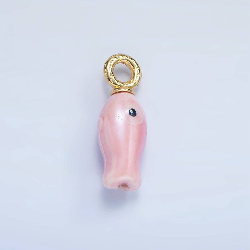 Light Pink Fish Charm
