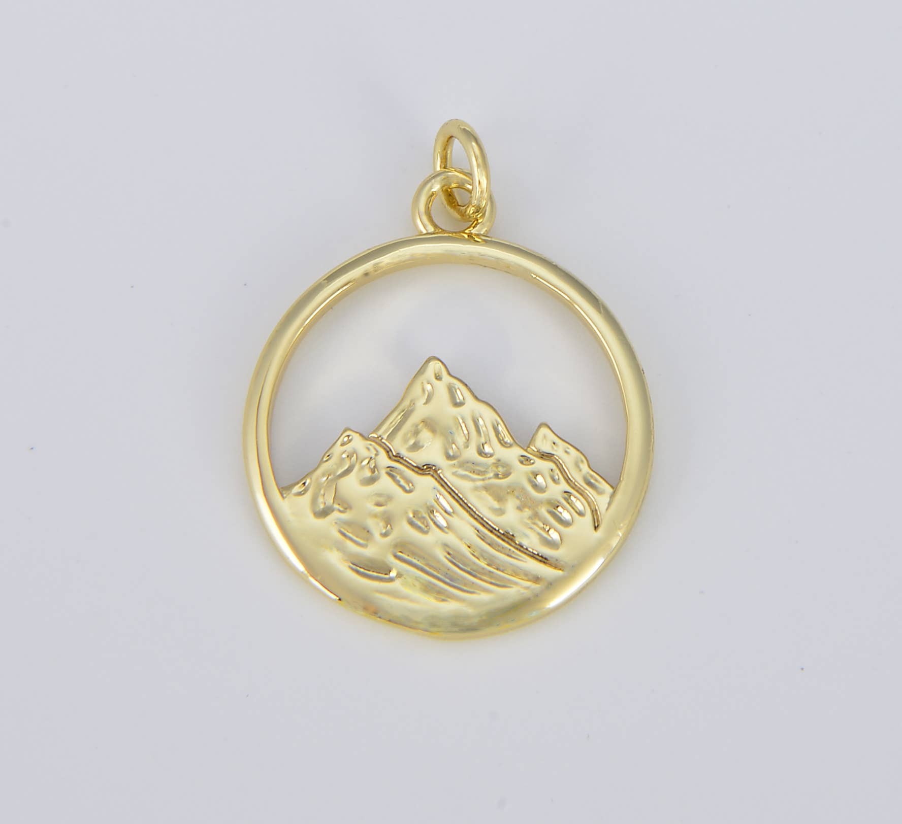 Fire Dainty 18K Gold Charm Element Charm CP1556: #02
