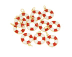 Life Buoy/Saver/Lifeguard Charm Pendant CPG2691: Red