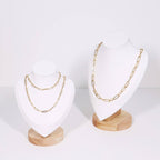 Gold Paperclip Chain Necklace